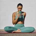 Mepal, Flip Active, bidon sportowy ze słomką, Apple Green, 600 ml