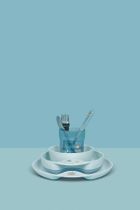 Mepal, Mio, Flowers & Butterflies, zestaw obiadowy dziecięcy, 3 szt.