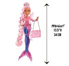 Mermaze Mermaidz, Syrenka Harmonique, lalka modowa zmieniająca kolor, pink