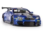 Metal Speed Zone, BMW M6 GT3, pojazd, model metalowy, niebieski, 1:44
