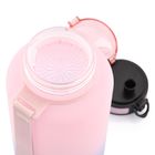 Meteor, bidon sportowy, różowy/niebieski, 1500 ml