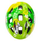 Meteor, kask rowerowy, M 48-53 cm, Dogs, zielony