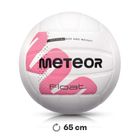 Meteor, piłka siatkowa, PVC, różowy