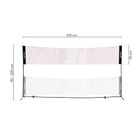 Meteor, siatka do badmintona, 5.1-2.2m