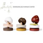 Micki, patera z ciastkami, drewniana, 10 elementów