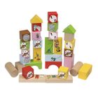 Micki, Pippi, klocki drewniane, 30 elementów