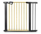 Milly Mally, Guardy, barierka zabezpieczająca na schody z rozszerzeniami, black natural, 76-104 cm
