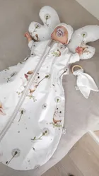 MimiNu, Avi, Kotki, śpiworek bawełniany, TOG 0.5, 74 cm, 3-9m