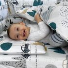 MimiNu, Dziecięca Podróż, 3-częściowy komplet pościeli, 100-135 cm