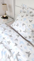 MimiNu, Junior, Butterfly, 2-częściowy komplet pościeli, 140-200 cm + 50-60 cm