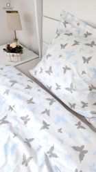 MimiNu, Junior, Butterfly, 2-częściowy komplet pościeli, 160-200 cm + 50-60 cm