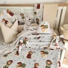 MimiNu, Miś na Księżycu, 2-częściowy komplet pościeli, 135-100 cm