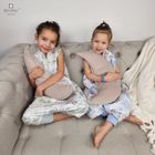 MimiNu, Piloci, śpiworek letni z nogawkami, błękitny, TOG 0.5, rozmiar M, 2-6 lat