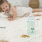 Miniland, Dolce, butelka termiczna ze stali nierdzewnej ze smoczkiem, miętowa, 240 ml