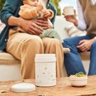 Miniland, Valencia, termos na jedzenie z 2 pojemnikami hermetycznymi, 700 ml