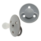 Mininor, smoczek silikonowy, Grey Seal, 0m+, 2 szt.