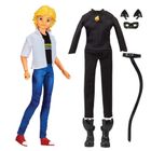 Miraculous: Biedronka i Czarny Kot, Adrien, lalka i strój Czarnego Kota