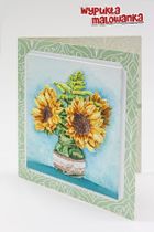 Mirage Hobby, Wypukła Malowanka, zestaw kreatywny do malowania, Kwiaty, Słoneczniki