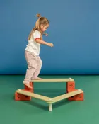 Modu, Balance Track, zestaw z deskami aktywizującymi, Burnt Orange/Dusty Green