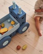 Modu, Pchacz 3w1, zestaw klocków aktywizujących, Deep Blue/Sky Blue