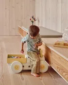 Modu, Pchacz 3w1, zestaw klocków aktywizujących, Sand Grey/Honey Yellow