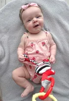 Mom's Care, cudak, kontrastowa zabawka zawieszka sensoryczna, czerwona