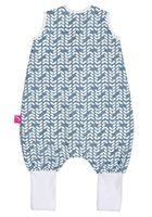 Motherhood, Classics Niebieski 2023, śpiworek letni z nogawkami, TOG 1, 12-18m