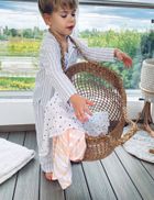 Motherhood, Classics, otulacze muślinowe bawełniane Premium, niebieskie, 100-120 cm, 2 szt.