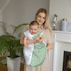 Motherhood, ocieplany śpiworek, 2w1, TOG 3, zielone listki, 3-18m