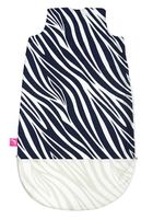 Motherhood, Zebra Niebieska, Zip-A-Round, śpiworek letni 2w1, TOG 1, 3-18m