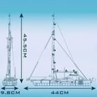 Mould King, Modern Sailboat, żeglówka, klocki, 767 elementów