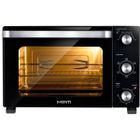 MPM, piekarnik elektryczny, czarny, 48l, 61,1-46,2-40,3 cm, MPE-17/T
