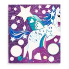 Mudpuppy, Magiczne jedronożce, naklejki holograficzne, 200+ szt., zestaw z plakatem