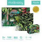 Mudpuppy, żaby i jaszczurki, puzzle świecące w ciemności, 100 elementów