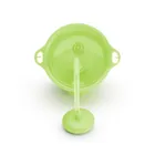 Munchkin, kubek niekapek ze słomką, zielony, 296ml