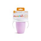 Munchkin, Miracle 360°, kubek treningowy z uchwytami, fioletowy, 207 ml