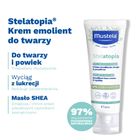 Mustela, Stelatopia Emollient Face Cream, odbudowujący krem do twarzy, 40 ml