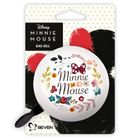 Myszka Minnie, dzwonek rowerowy retro, flowers, 8 cm