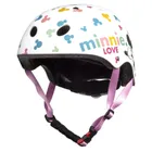 Myszka Minnie, kask ochronny, biały, rozmiar 54-58 cm