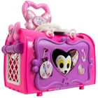 Myszka Minnie, Kotek, maskotka z transporterem i akcesoriami, 8 elementów