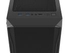 Natec, Fury Shobo SH4 RGB Midi Tower, obudowa komputerowa z oknem, czarna