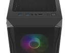 Natec, Fury Shobo SH4F RGB Midi Tower, obudowa komputerowa z oknem, czarna
