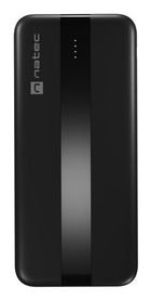 Natec, powerbank, TREVI SLIM Q V2, 10000mAh, PD USB-C, 20W + USB-A, 18W + KABEL USB-C