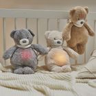 Nattou, Króliczek, lampka nocna pluszowa 4w1 z czujnikiem płaczu