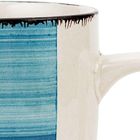 Nava, kubek ceramiczny z uchem, faded blue, 355 ml