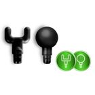 Neo-Sport, pistolet do masażu ciała, czarny, 9 nakładek, NS-503