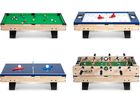 Neo-Sport, stół do gier 4w1: piłkarzyki + cymbergaj + bilard + ping-pong