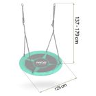 Neo-Sport, Swingo, huśtawka bocianie gniazdo, zielona, 120 cm