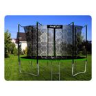 Neo-Sport, trampolina ogrodowa z siatką wewnętrzną i drabinką, 12ft/374 cm