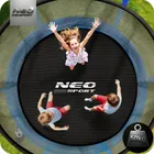 Neo-Sport, trampolina ogrodowa z siatką wewnętrzną i drabinką, 6ft/183 cm